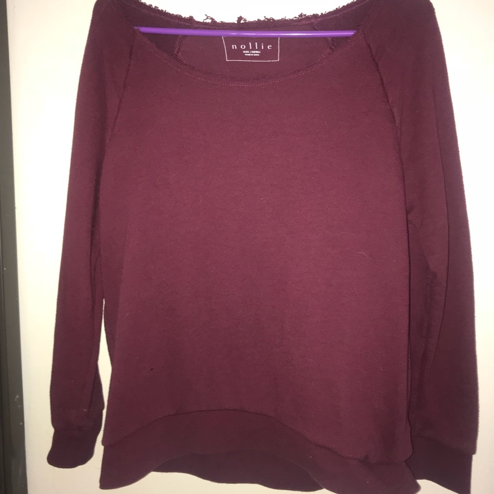 Red sweatshirt